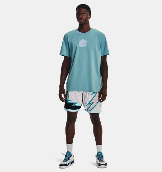 Mavi Erkek Curry Logo Heavyweight Kısa Kollu
