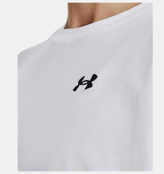Beyaz Kadın UA Essential Cotton Stretch Tişört