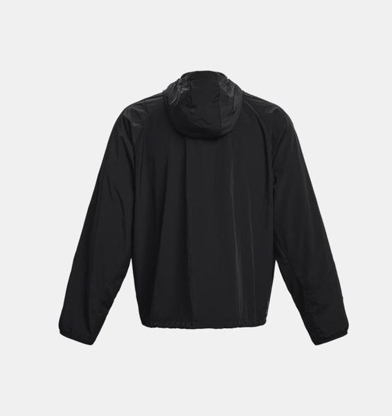 Siyah Erkek UA RUSH™ Dokuma ½ Fermuarlı Anorak Mont