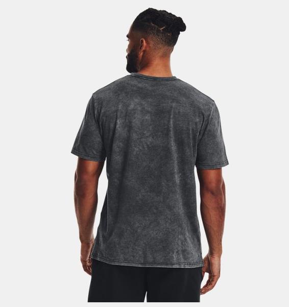Siyah Erkek UA Wash Tonal Sportstyle Kısa Kollu