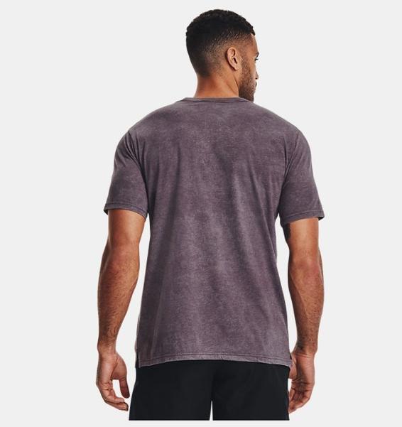 Mor Erkek UA Wash Tonal Sportstyle Kısa Kollu