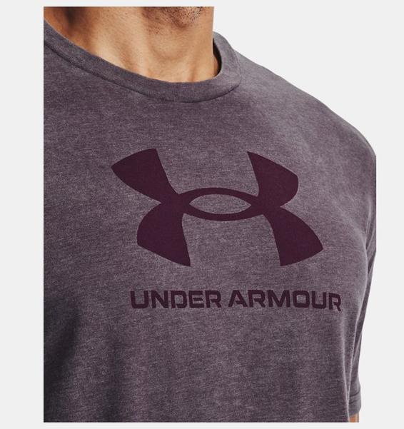 Mor Erkek UA Wash Tonal Sportstyle Kısa Kollu