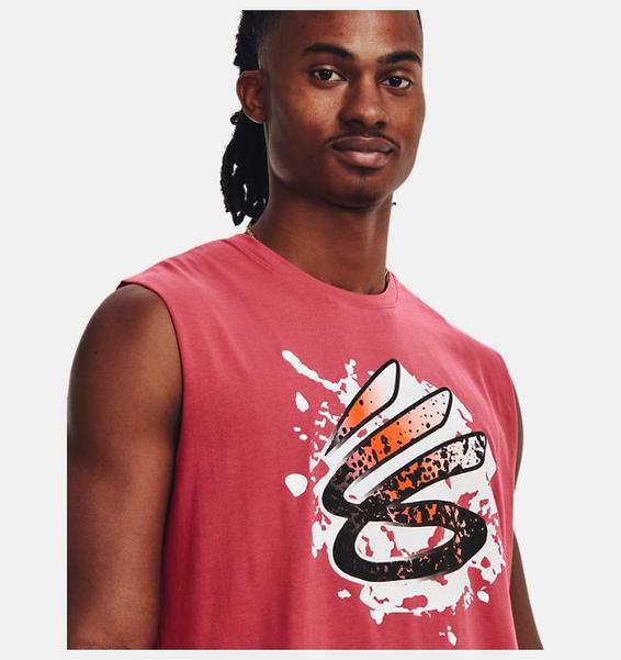 Kırmızı Erkek Curry Sleeveless Tişört