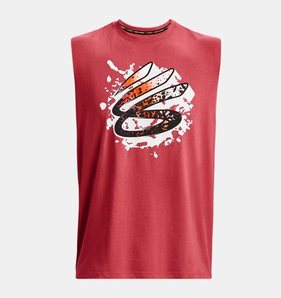 Kırmızı Erkek Curry Sleeveless Tişört