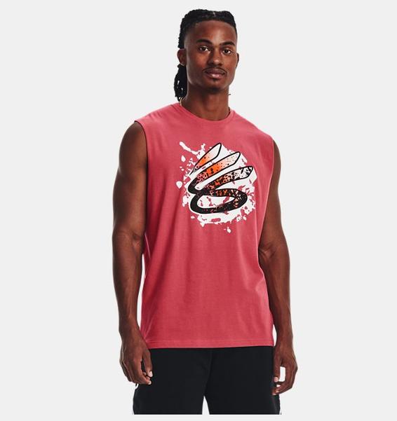 Kırmızı Erkek Curry Sleeveless Tişört