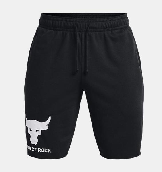 Siyah Erkek Project Rock Terry Brahma Bull Şort