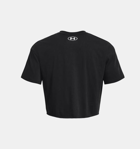 Siyah Unisex Project Rock Heavyweight Stay Hungry Cutoff Tişört