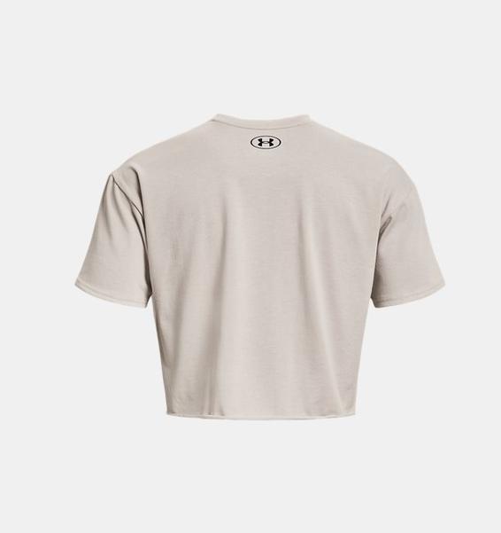Gri Unisex Project Rock Heavyweight Stay Hungry Cutoff Tişört