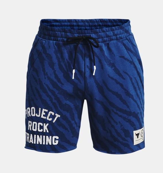 Mavi Erkek Project Rock Rival Fleece Baskılı Şort