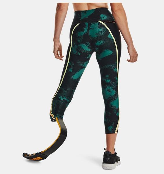 Yeşil Kadın Project Rock HeatGear® Baskılı Bilekte Tayt