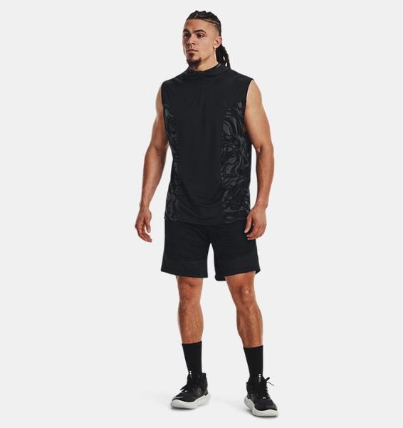 Siyah Erkek UA Heatwave Hoops Şort