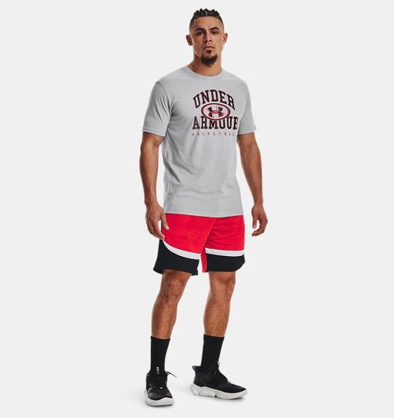 Kırmızı Erkek UA Heatwave Hoops Şort