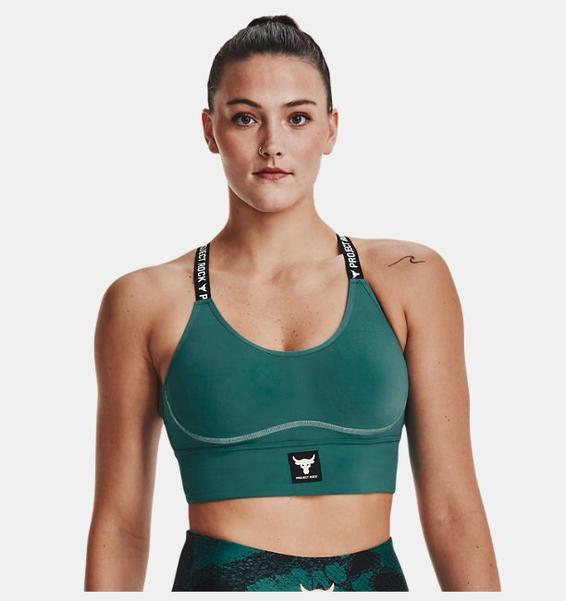Yeşil Kadın Project Rock Infinity Mid Spor Sütyeni