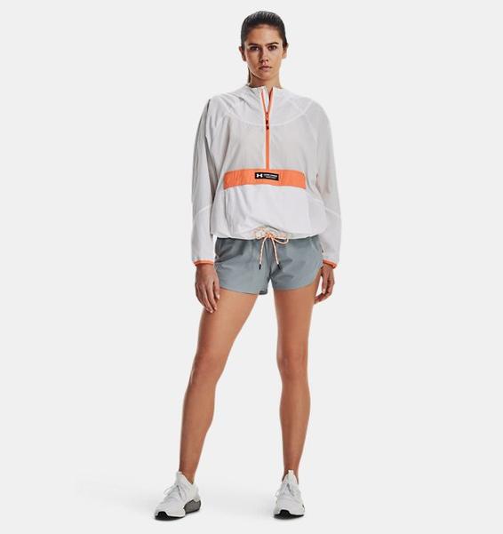 Beyaz Kadın UA RUSH™ Dokuma Anorak