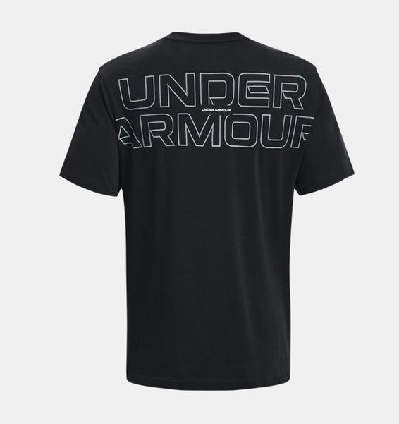 Siyah Unisex UA Outline Heavyweight Kısa Kollu