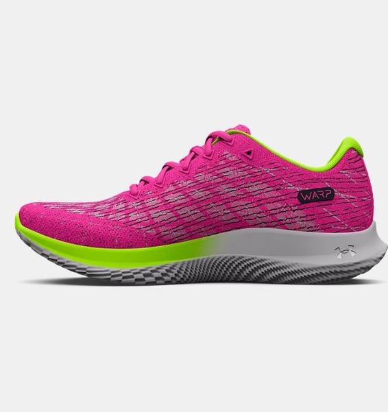 Pembe Kadın UA Flow Velociti Wind 2 Koşu Ayakkabısı