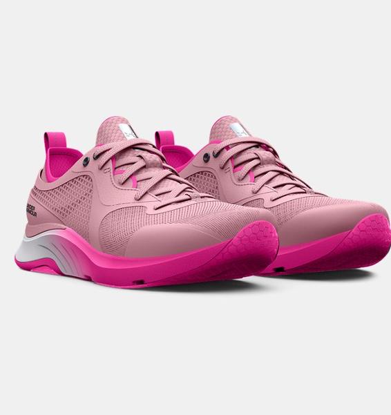 Pembe Kadın UA HOVR™ Omnia Antrenman Ayakkabısı
