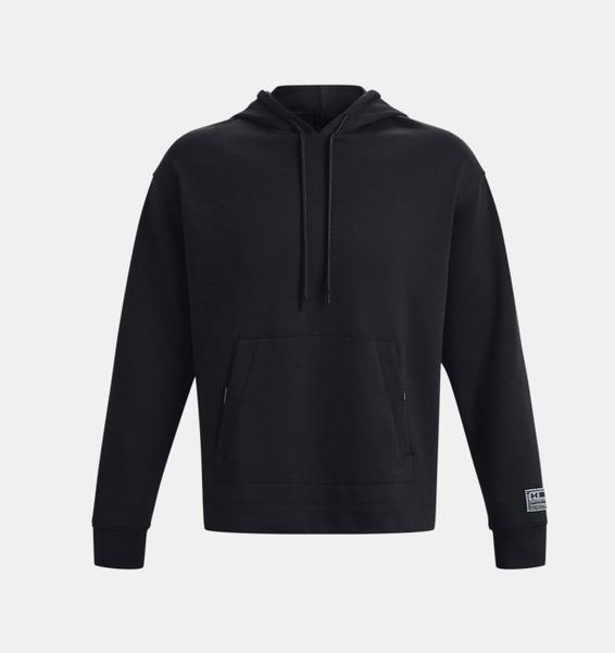 Siyah Unisex UA Summit Örgü Kapüşonlu Üst