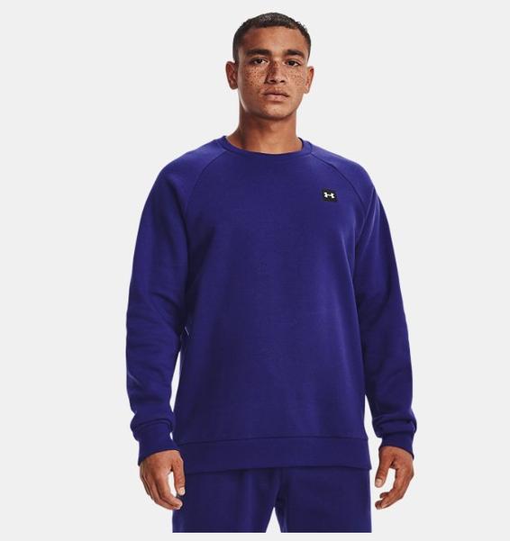 Mavi Erkek UA Rival Fleece Bisiklet Yaka