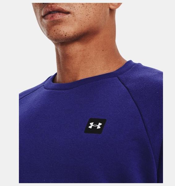 Mavi Erkek UA Rival Fleece Bisiklet Yaka