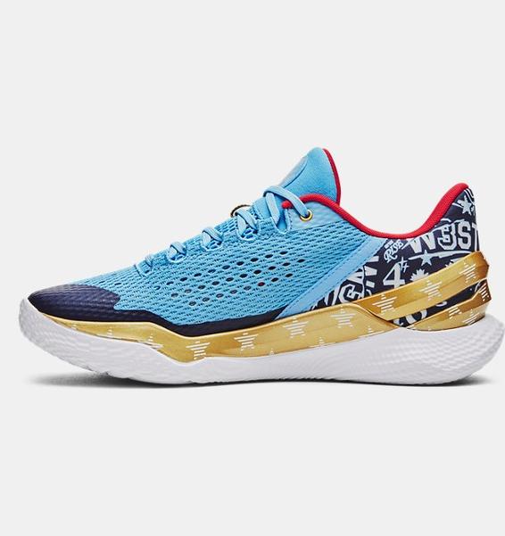 Mavi Unisex Curry 2 Low FloTro Basketbol Ayakkabısı