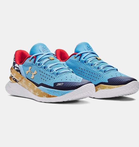 Mavi Unisex Curry 2 Low FloTro Basketbol Ayakkabısı