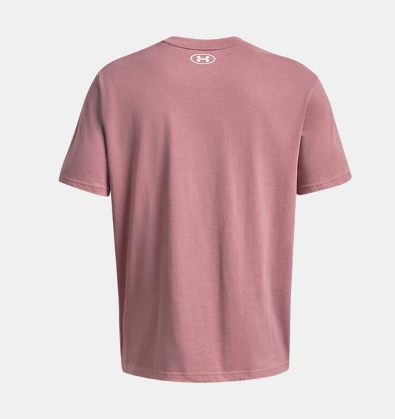 Pembe Unisex UA Boxed Heavyweight Kısa Kollu