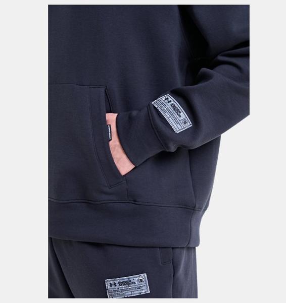 Siyah Unisex UA Summit Örgü Bisiklet Yaka