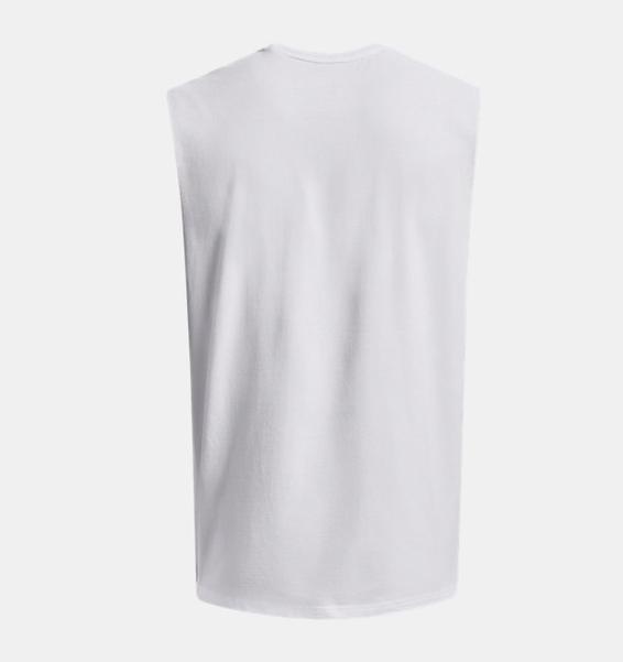 Beyaz Erkek Curry Sleeveless Tişört