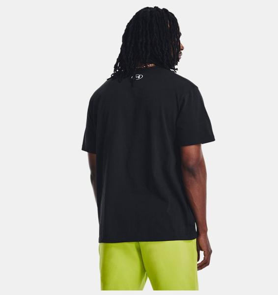 Siyah Unisex UA Boxed Heavyweight Kısa Kollu