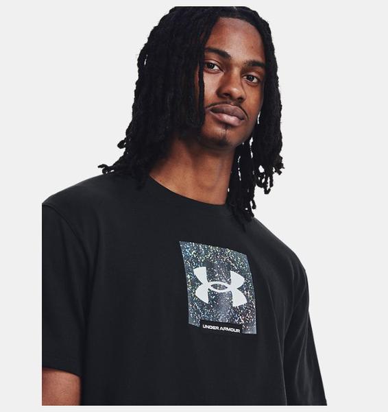 Siyah Unisex UA Boxed Heavyweight Kısa Kollu