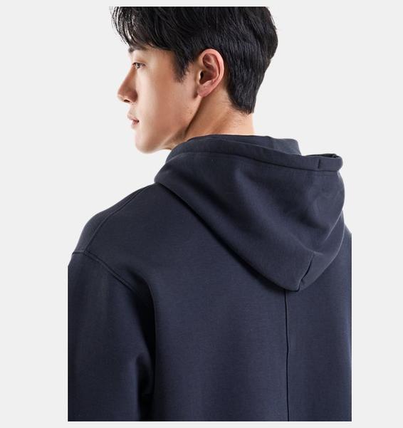 Siyah Unisex UA Summit Örgü Kapüşonlu Üst