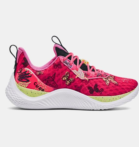 Pembe Unisex Curry Flow 10 Girl Dad Basketbol Ayakkabısı