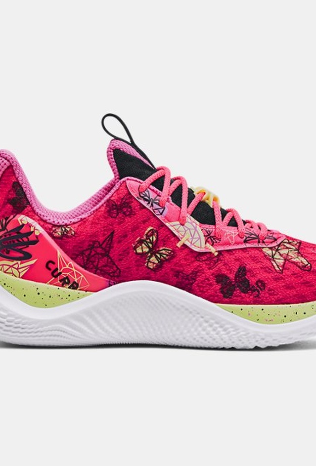 Unisex Curry Flow 10 Girl Dad Basketbol Ayakkabısı Pembe