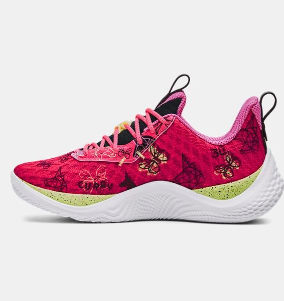 Pembe Unisex Curry Flow 10 Girl Dad Basketbol Ayakkabısı