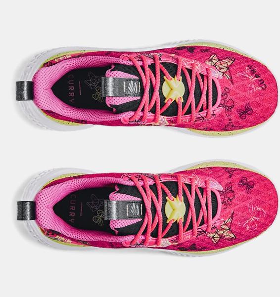 Pembe Unisex Curry Flow 10 Girl Dad Basketbol Ayakkabısı