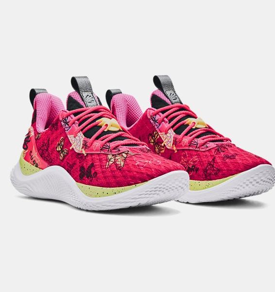 Pembe Unisex Curry Flow 10 Girl Dad Basketbol Ayakkabısı