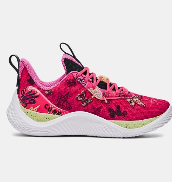 Pembe Çocuk Curry Flow 10 Girl Dad Basketbol Ayakkabısı