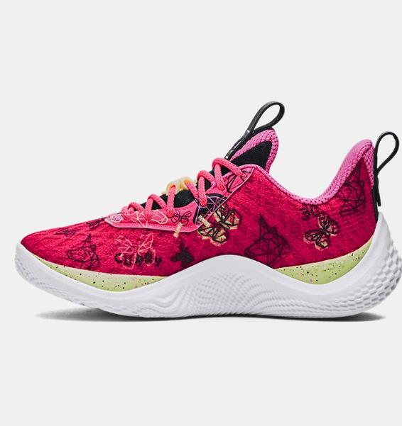 Pembe Çocuk Curry Flow 10 Girl Dad Basketbol Ayakkabısı