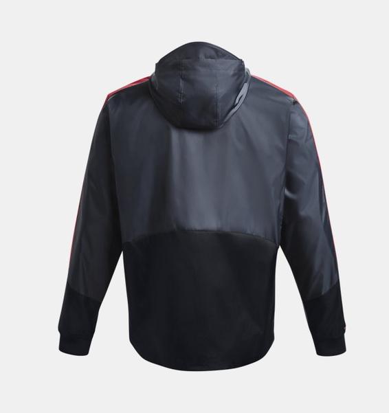 Gri Erkek UA Legacy Windbreaker Mont