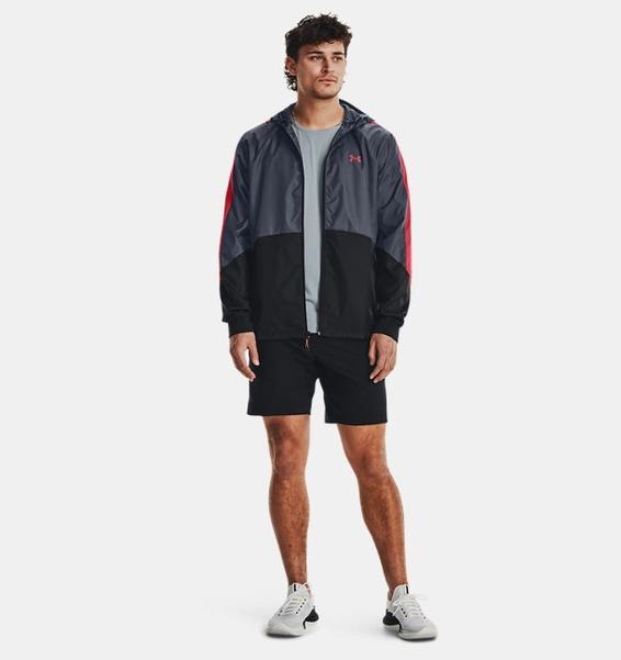 Gri Erkek UA Legacy Windbreaker Mont