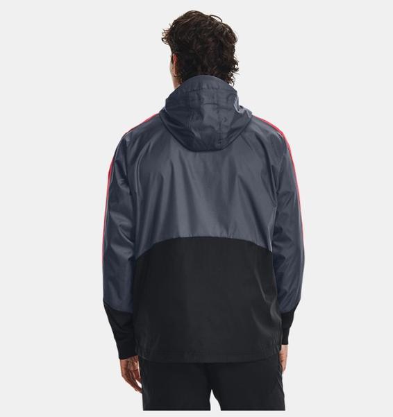 Gri Erkek UA Legacy Windbreaker Mont