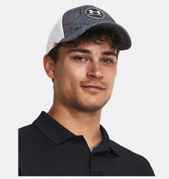 Siyah Erkek UA Iso-chill Driver Mesh Şapka