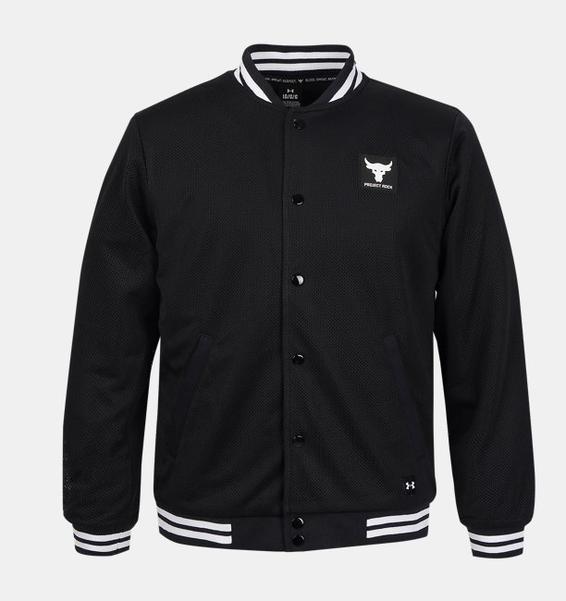 Siyah Erkek Project Rock Mesh Varsity Mont