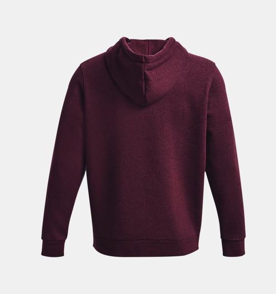 Bordo Erkek UA Essential Fleece Kapüşonlu Üst