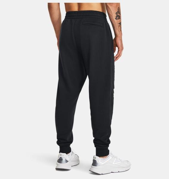 Siyah Erkek UA Rival Fleece Graphic Eşofman Altı