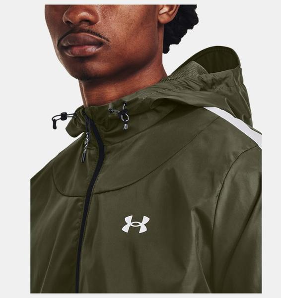 Yeşil Erkek UA Legacy Windbreaker Mont