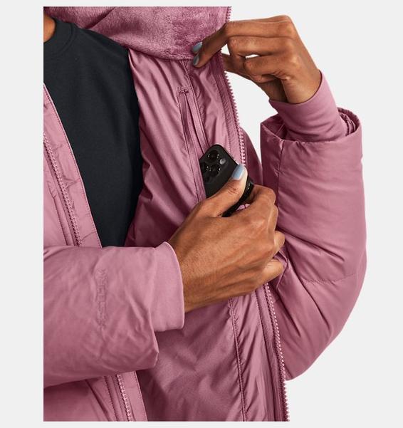 Pembe Kadın ColdGear® Infrared Down Puffer Mont