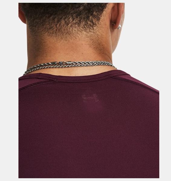 Bordo Erkek UA Meridian Kısa Kollu