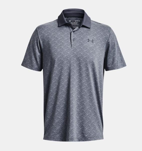 Gri Erkek UA Playoff Birdie Jacquard Polo